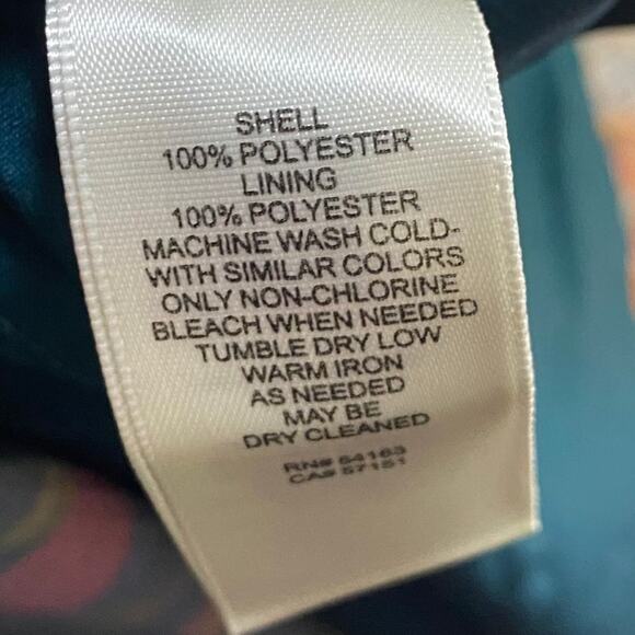 Eliza J Fit & Flare Dress V Neck Surplice Floral Birds Print Midi Green Womens 0 - Picture 6 of 7